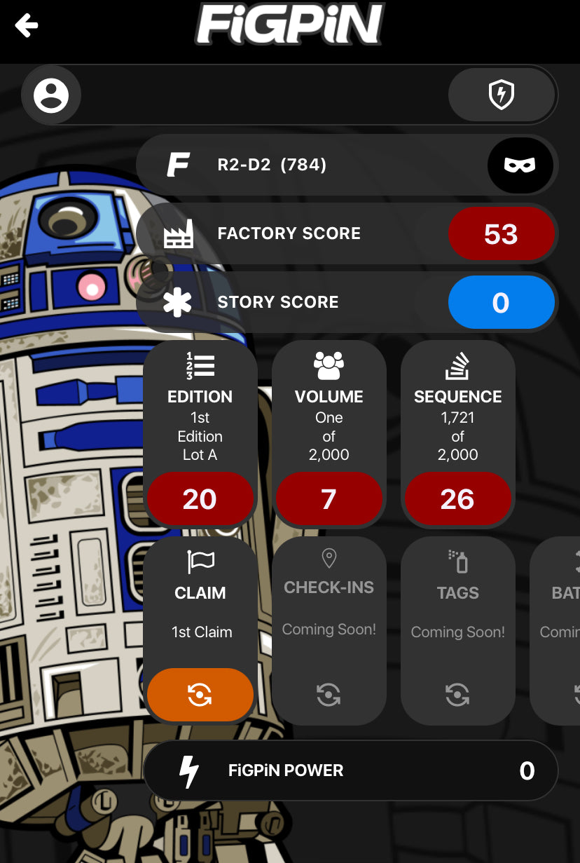 FiGPiN Star Wars SDCC R2-D2 #784