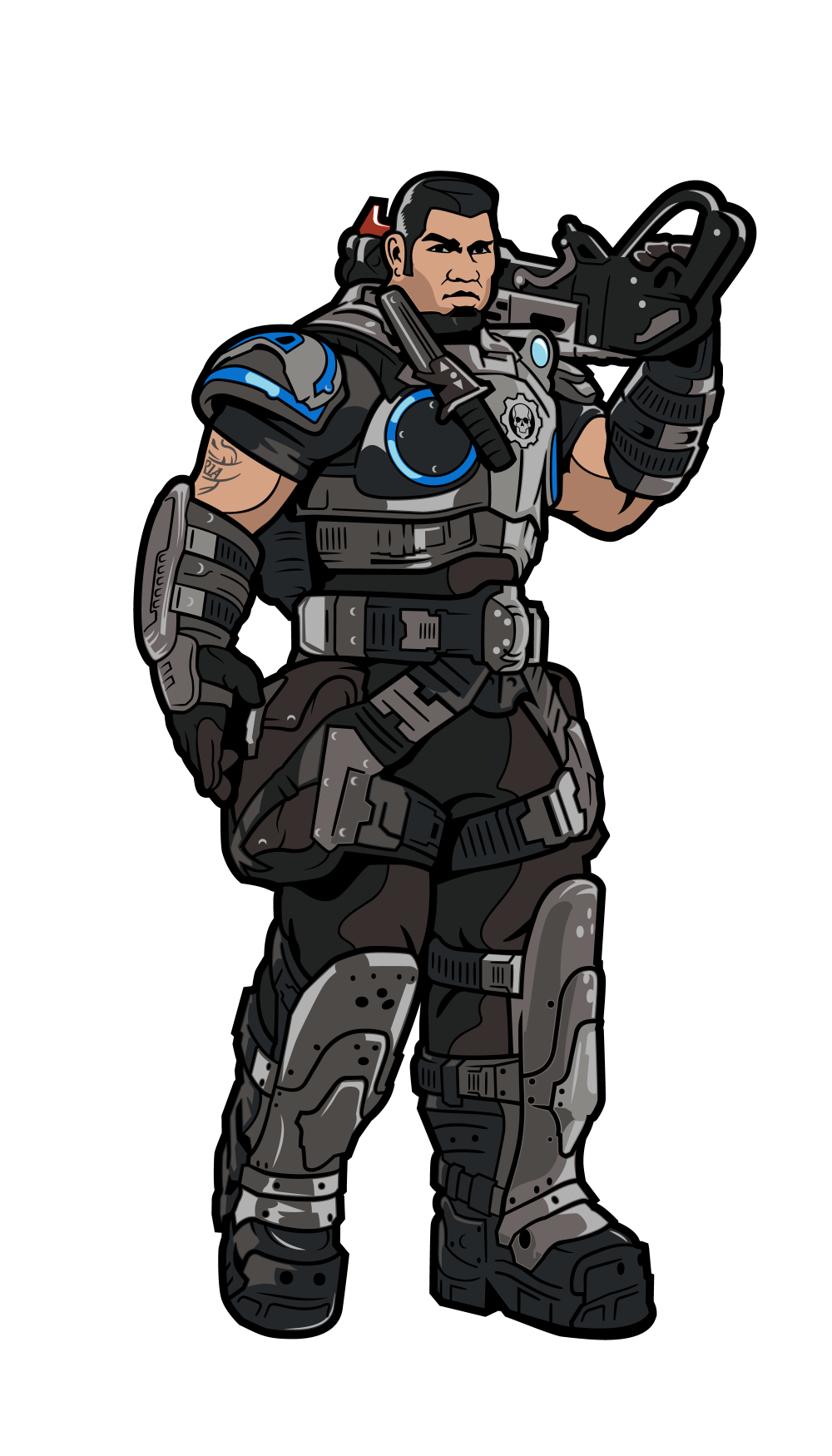 Gears Of War FiGPiN Dominic "Dom" Santiago #273