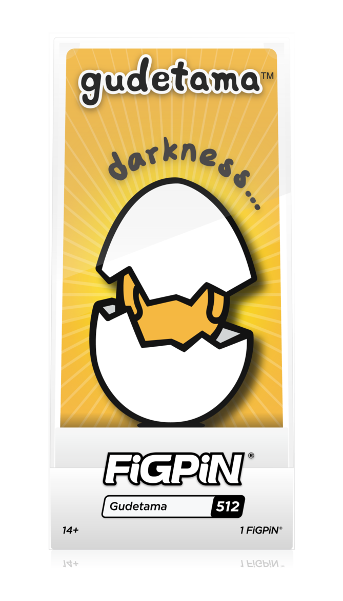 FiGPiN Sanrio Gudetama Darkness #512 Limited Edition