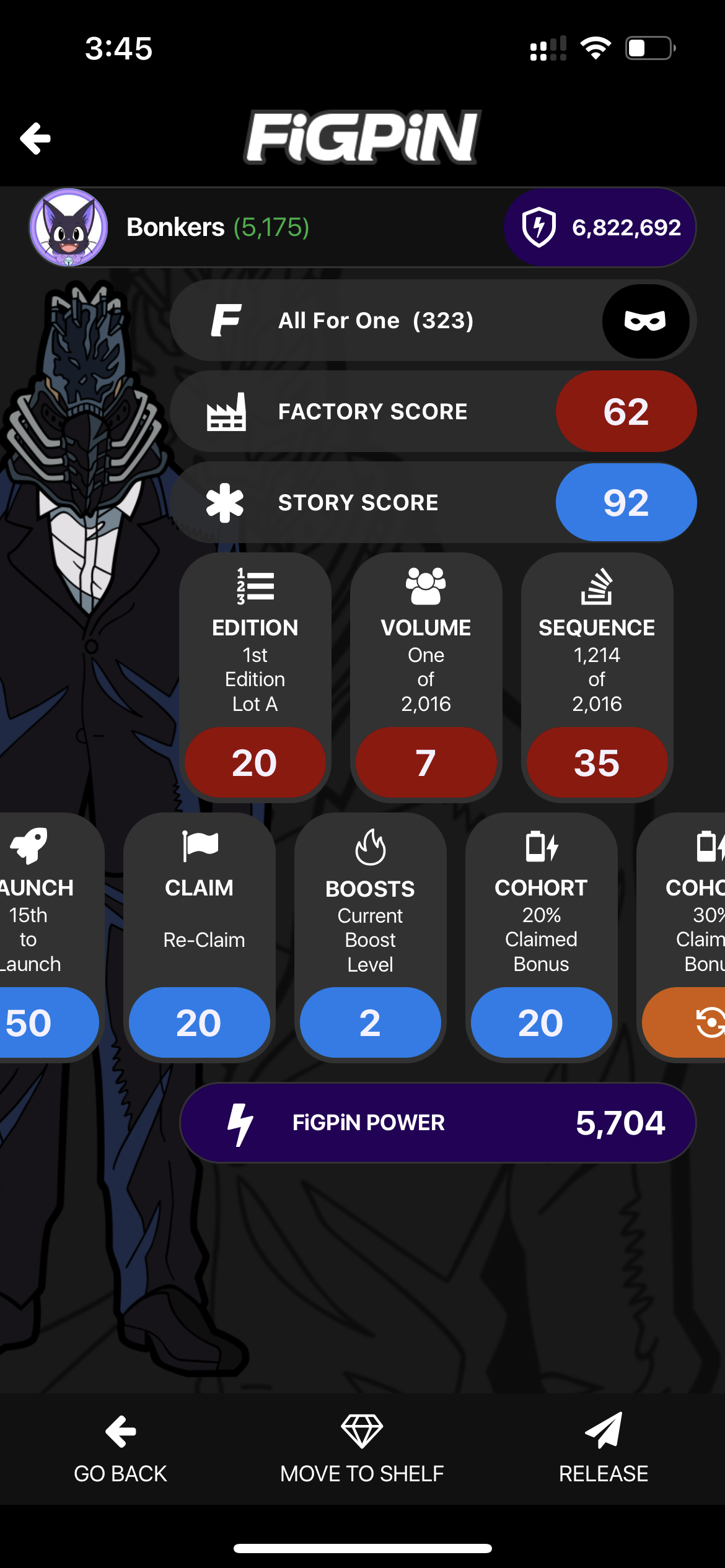 FiGPiN All For One #323 Shumi Exclusive My Hero Academia Unlocked
