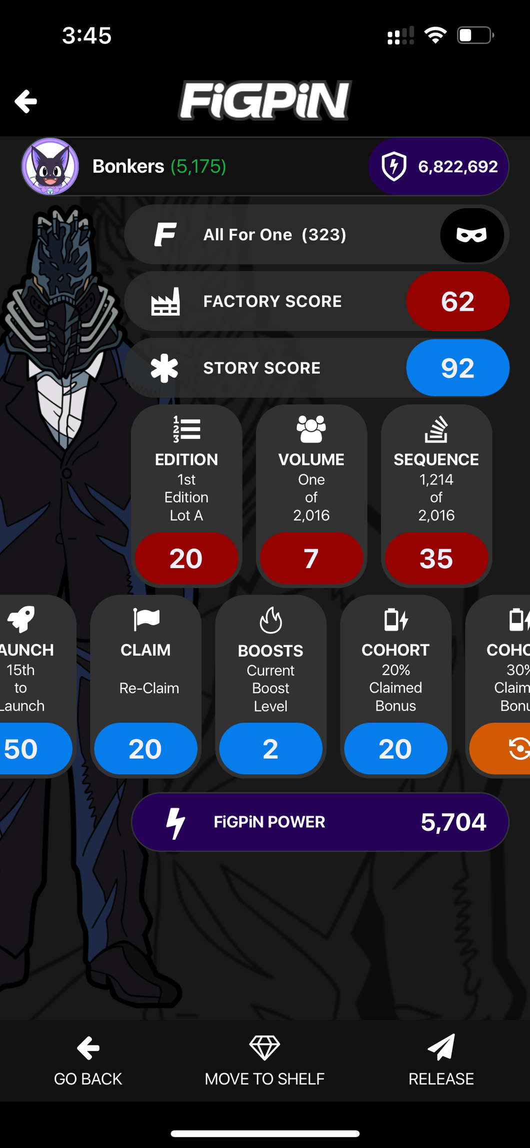 FiGPiN All For One #323 Shumi Exclusive My Hero Academia Unlocked
