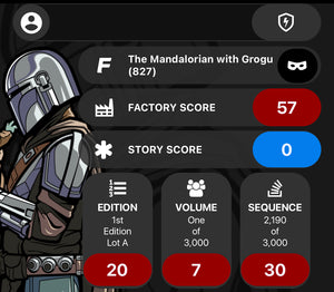 FiGPiN Star Wars The Mandalorian with Grogu #827 LOCKED