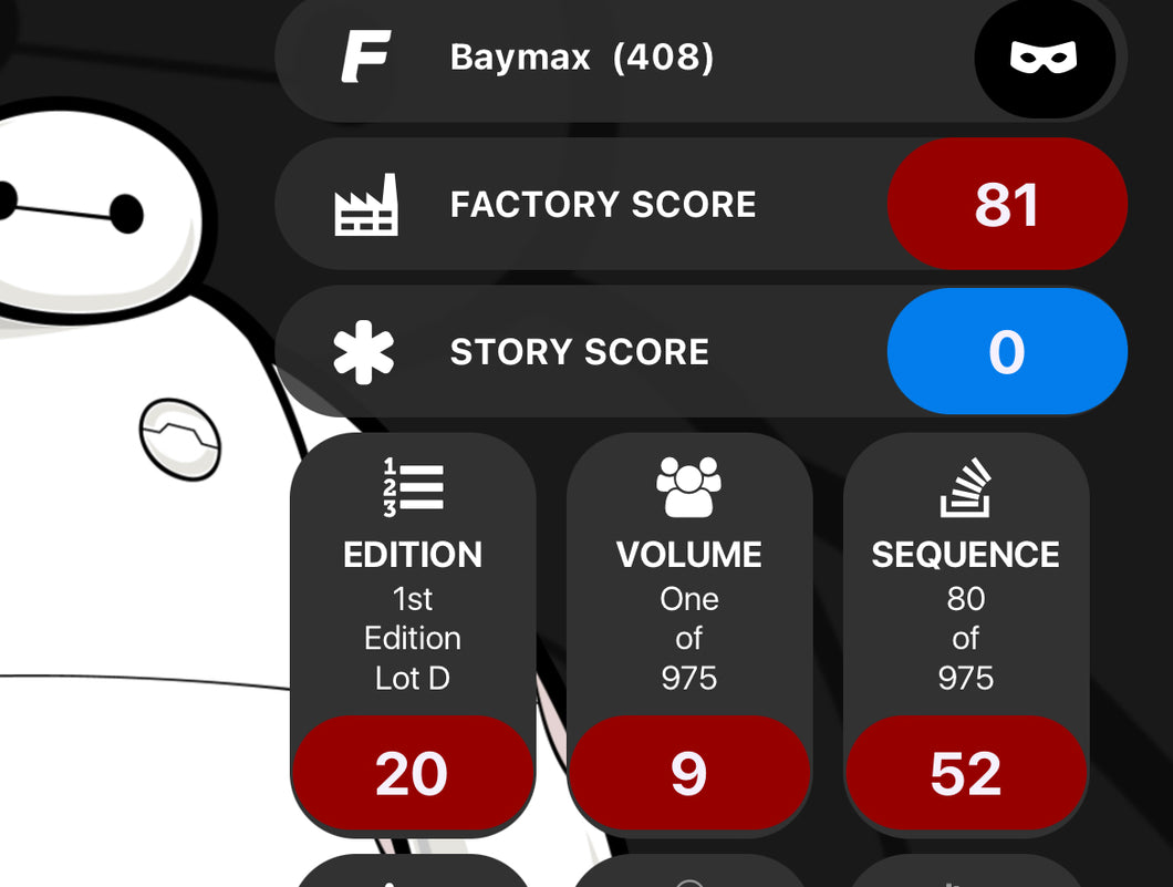 Big Hero 6 Baymax FiGPiN #408 LOCKED