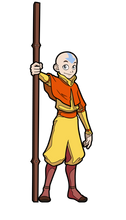 Load image into Gallery viewer, Avatar The Last Airbender FiGPiN Aang #614
