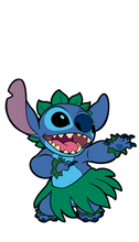 Load image into Gallery viewer, Disney FiGPiN Lilo and Stitch Hula Stitch Pin #625
