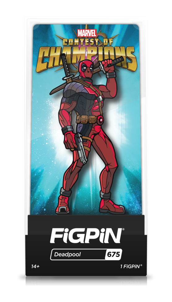 Marvel Contest Of Champions Set Doctor Strange Thor Deadpool FiGPiN #673-675