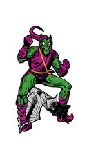 Load image into Gallery viewer, FiGPiN Marvel Comics Thanos Hela Goblin Baron Set of 4 Villians
