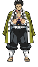 Load image into Gallery viewer, FiGPiN Demon Slayer Gyomei Himejima #809
