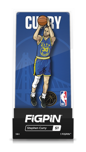 FiGPiN NBA Stephen Curry Golden State Warriors Pin #S1