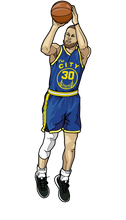 Load image into Gallery viewer, FiGPiN NBA Stephen Curry Golden State Warriors Pin #S1
