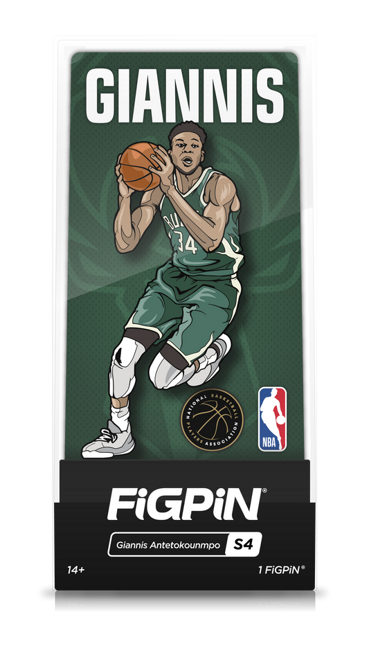 FiGPiN NBA Giannis Antetokounmpo Milwaukee Bucks Pin #S4
