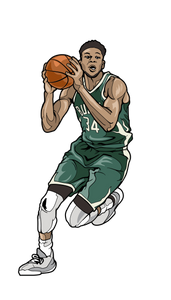 FiGPiN NBA Giannis Antetokounmpo Milwaukee Bucks Pin #S4
