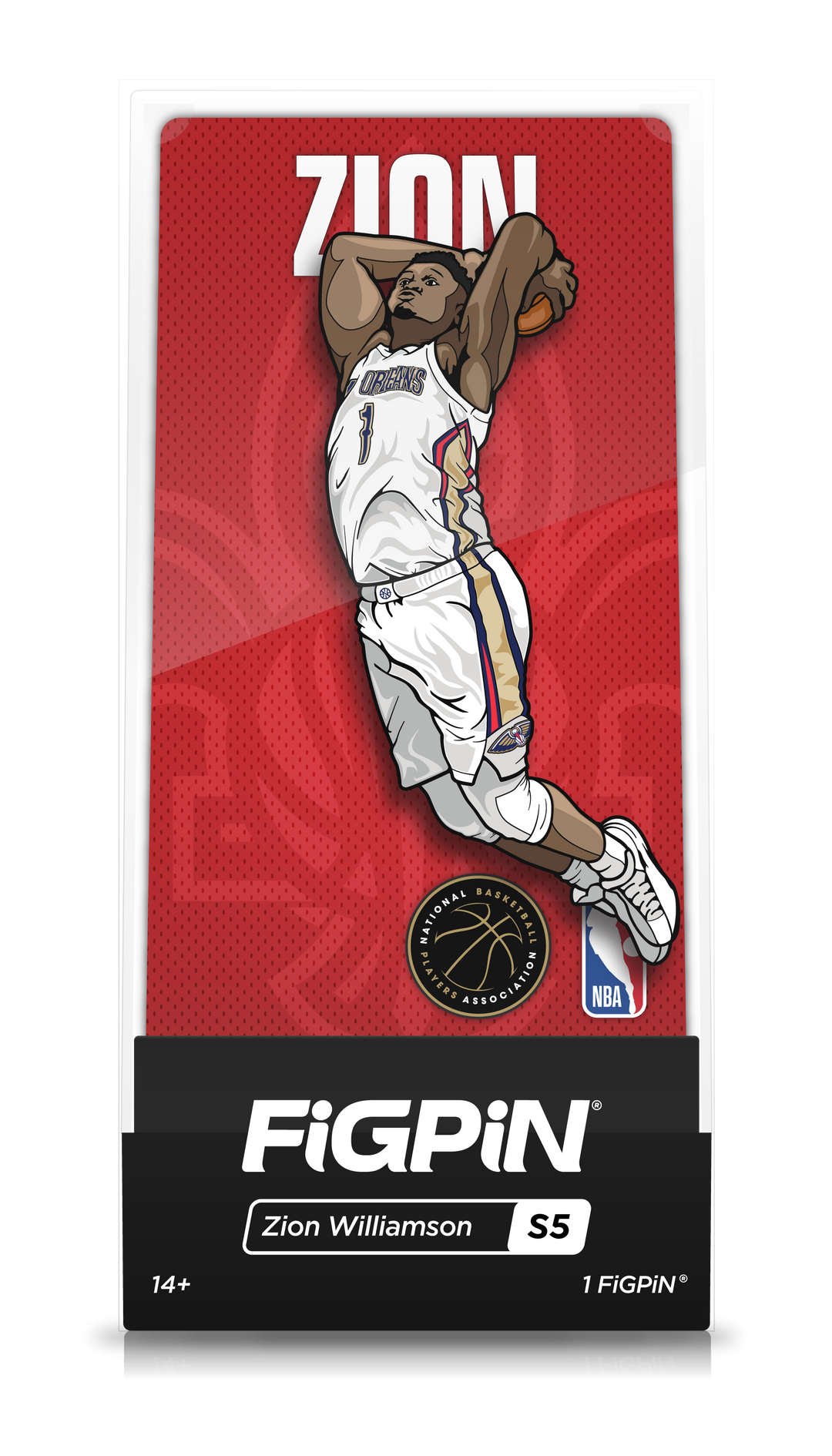 FiGPiN NBA Zion Williamson New Orleans Pelicans Pin #S5