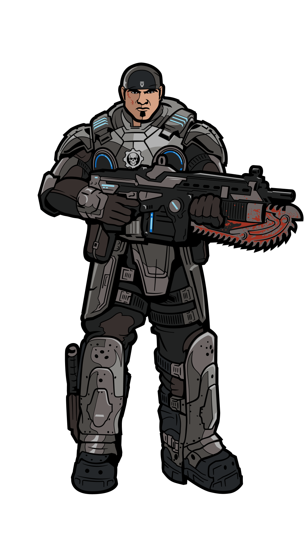 Gears Of War FiGPiN Marcus Fenix #221