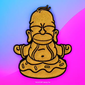 Kidrobot x Simpsons Golden Homer Buddha - 1.5" Enamel Pin - SDCC 2020 Excl New