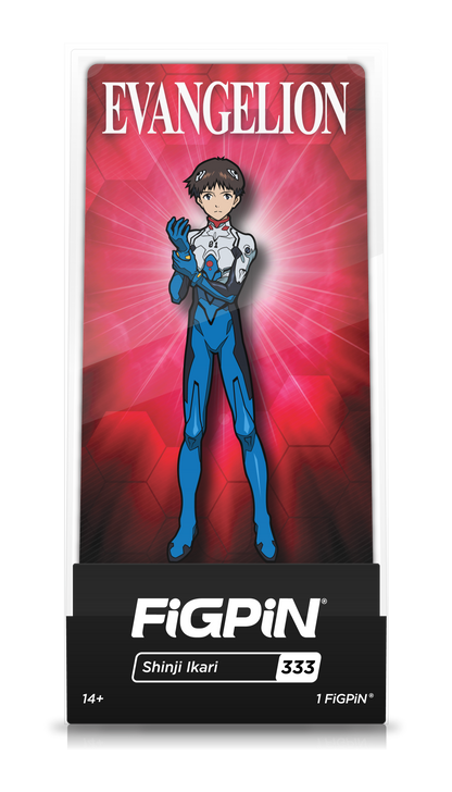 Shinji Ikari FiGPiN #333 Neon Genesis Evangelion collectible enamel pin