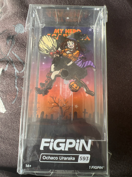 FiGPiN #593 My Hero Academia Ochaco Uraraka Witch Halloween Locked