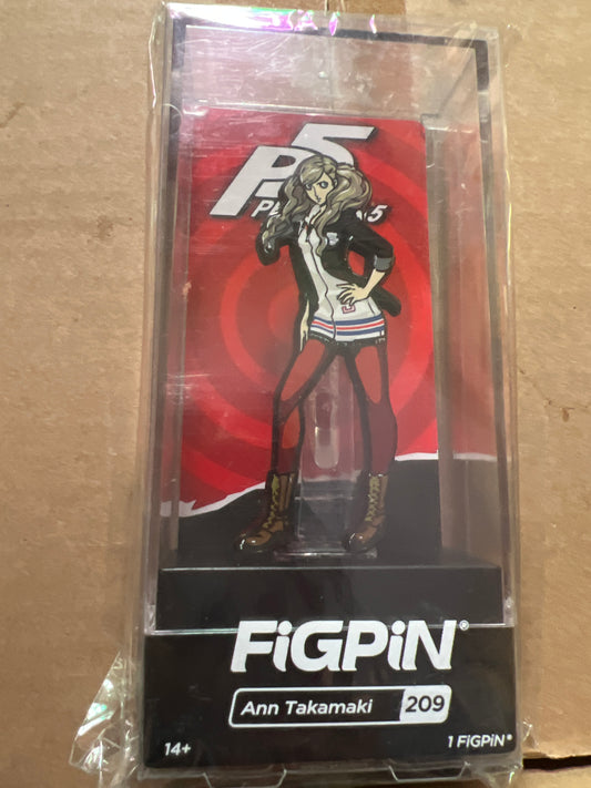 FiGPiN Persona 5 Ann Takamaki #209 Enamel Pin P5 LE 1500 Exclusive Unlocked