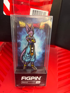 FiGPiN Beerus #122 Dragon Ball UNLOCKED Soft Case