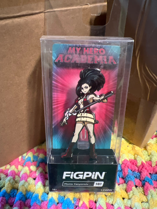 FiGPiN My Hero Academia Momo Yaoyorozu #181 LOCKED Soft