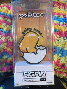 FiGPiN Sanrio Gudetama Going Home #513 Limited Edition Locked