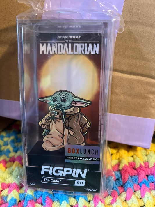 FiGPiN The Mandalorian The Child #511 Boxlunch Exclusive Locked