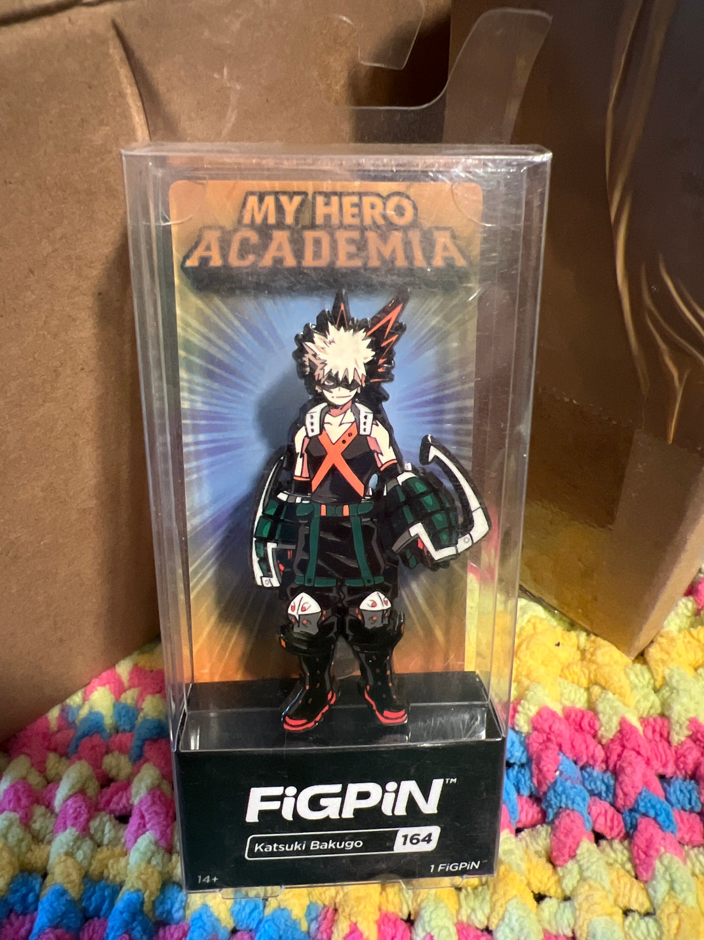 FiGPiN My Hero Academia Katsuki Bakugo #164 UNLOCKED SOFT