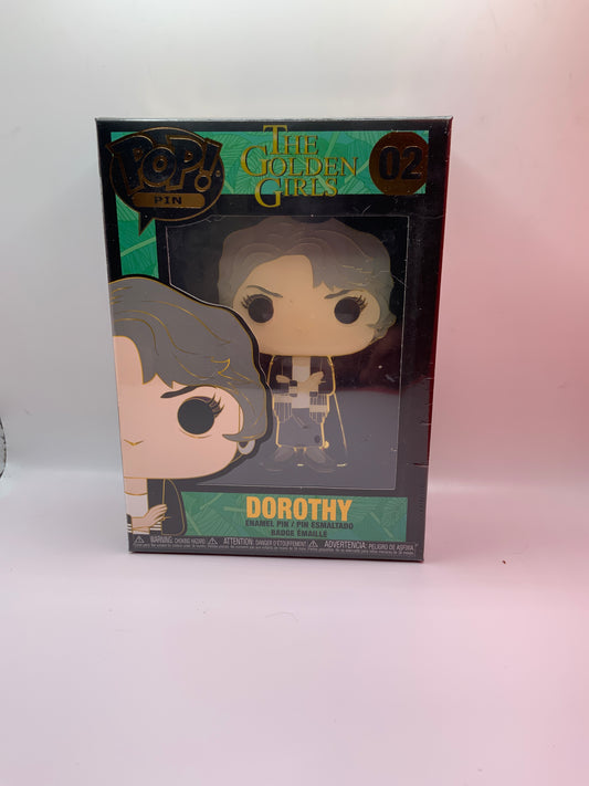 Golden Girls Large Enamel Funko Pop! Pin Dorothy