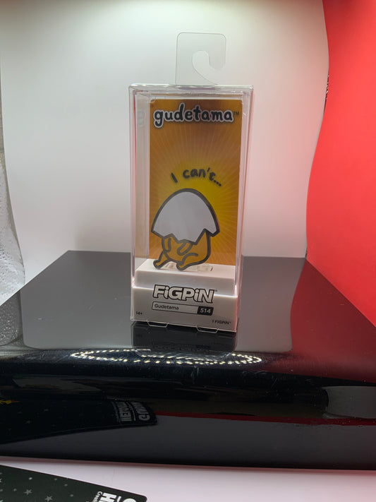FiGPiN Sanrio Gudetama I Can’t #514 Limited Edition Locked