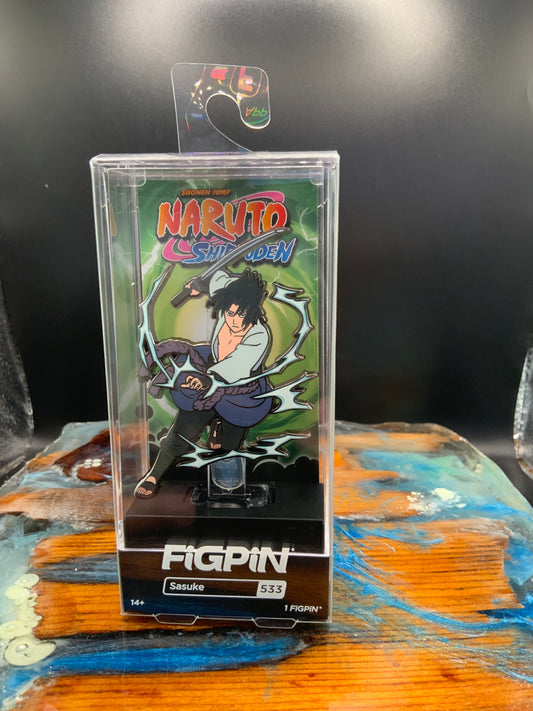 Naruto FIGPIN Sasuke Pin #533 LOCKED