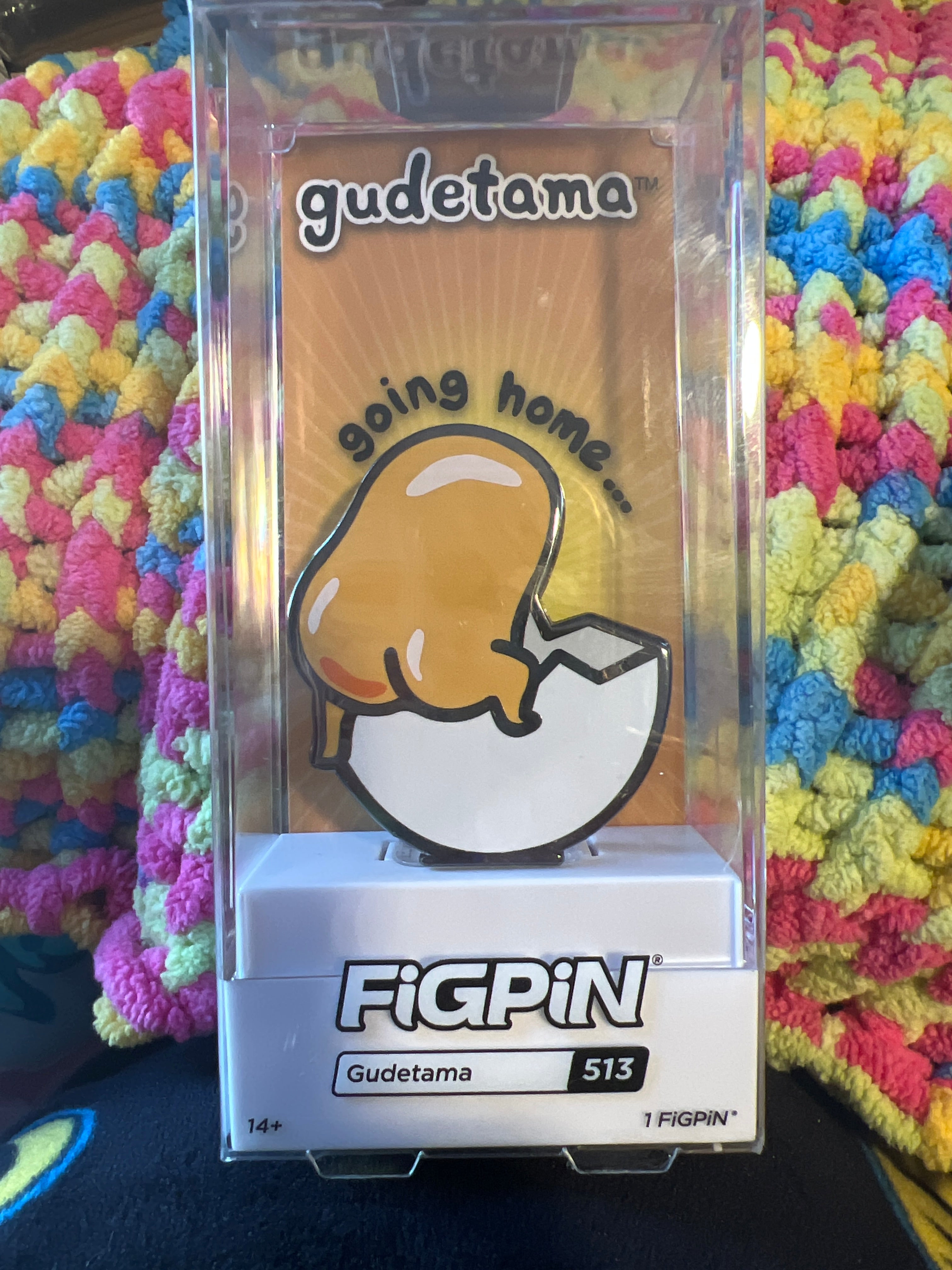 FiGPiN Sanrio Gudetama Going Home #513 Limited Edition Locked
