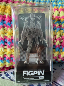 FiGPiN NYCC Spider-Man Into The Spiderverse Spider-Noir Limited Edition #298 Locked