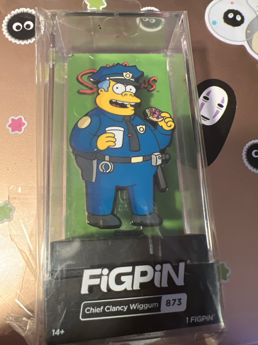 FiGPiN The Simpsons Chief Clancy Wiggum #873 Locked