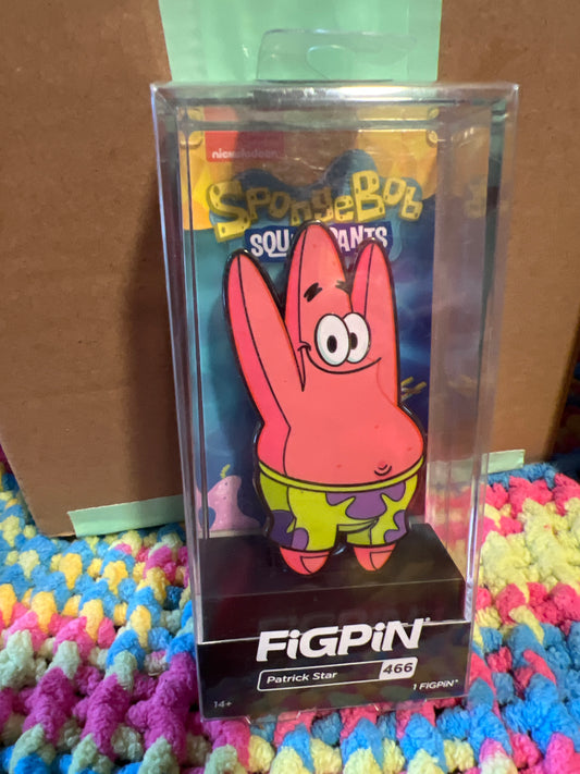 FiGPiN  SpongeBob SquarePants Patrick Star Pin #466 locked