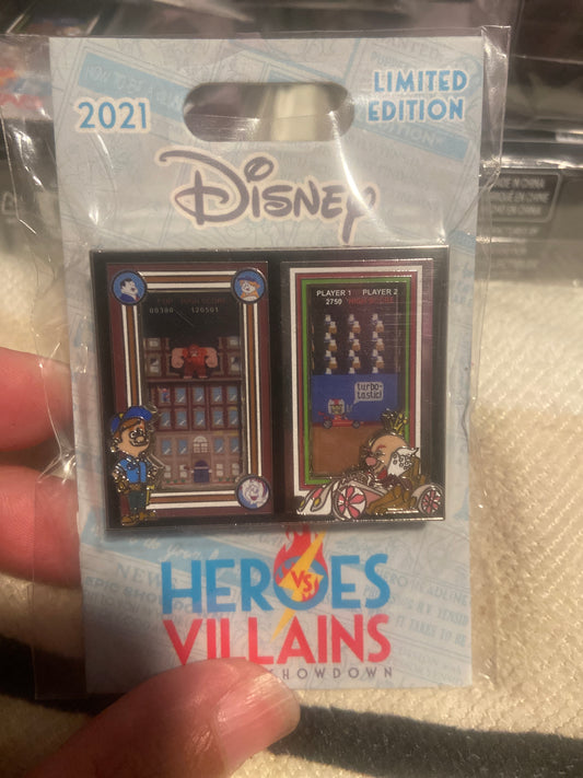 Disney WDW Heroes VS Villains Wreck-It Ralph Felix King Pin Le 1000
