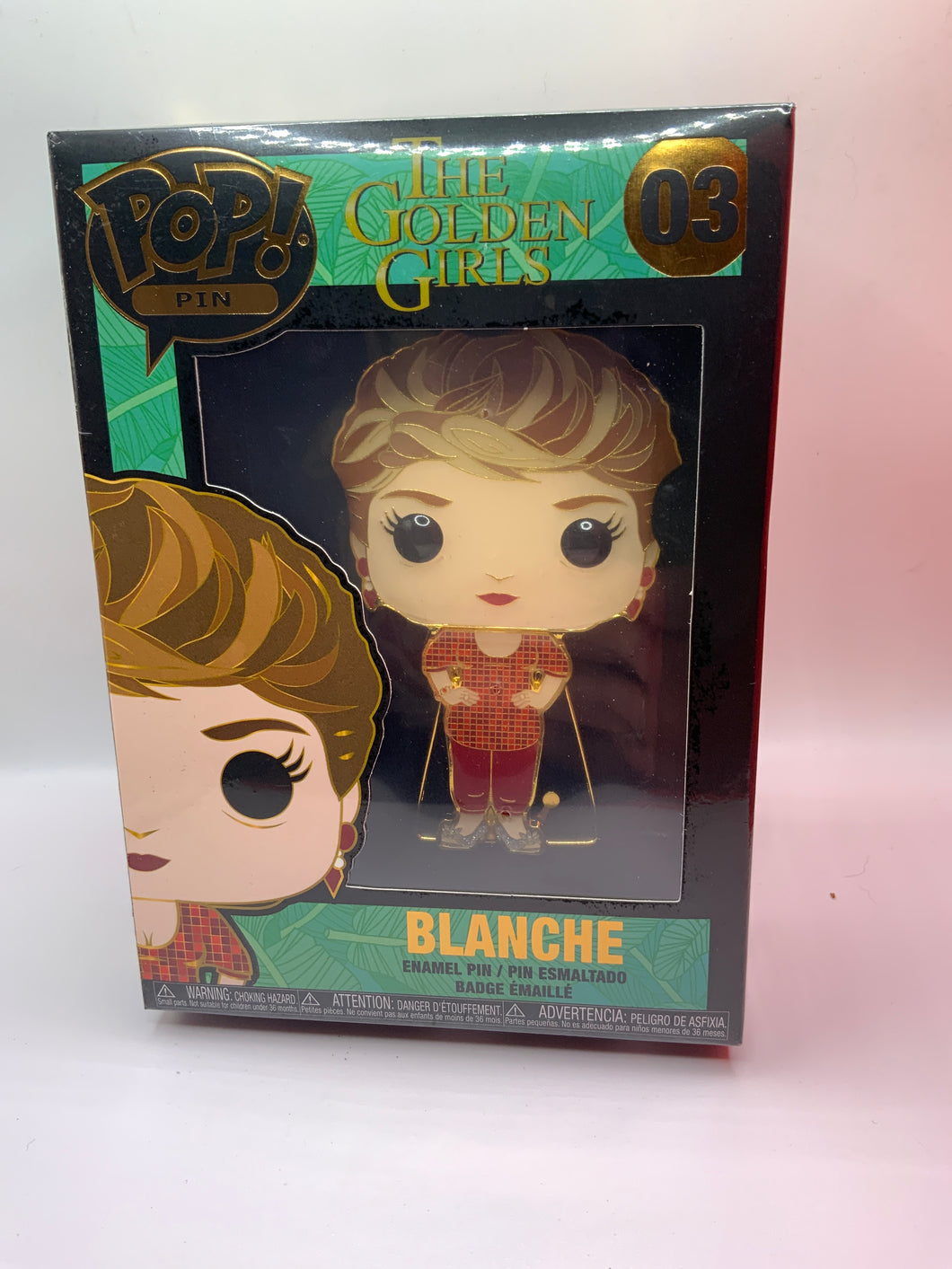 Golden Girls Large Enamel Funko Pop! Pin Blanche