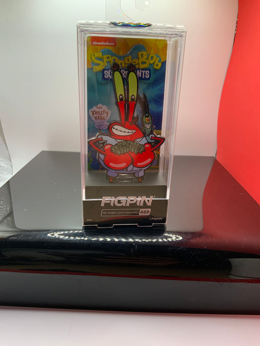 FiGPiN SpongeBob SquarePants Mr. Krabs (with Plankton) Pin #468 Locked