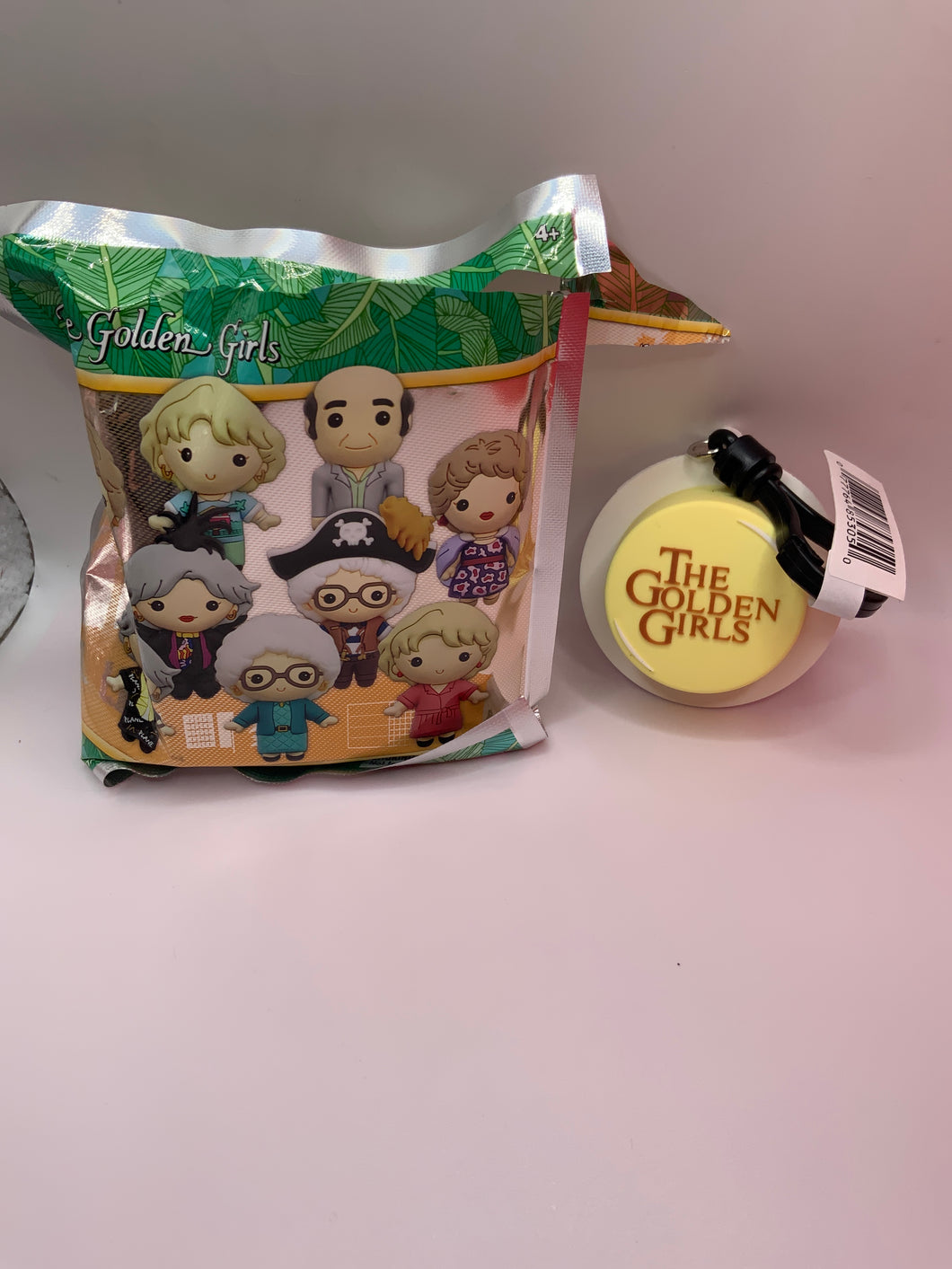 Monogram The Golden Girls Exclusive A Chase Cake Figural Bag Clip Keychain Opened Bag