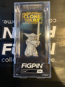 FiGPiN Star Wars Celebration Exclusive Clone Wars Yoda #999
