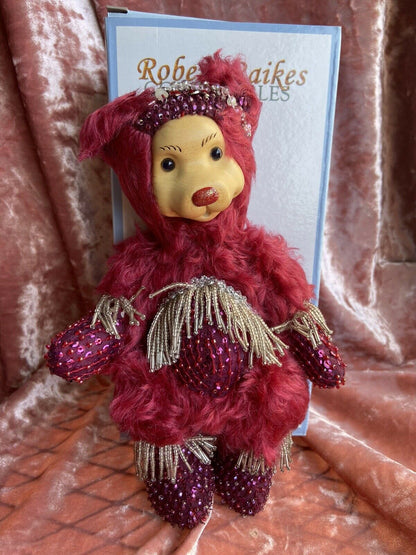 New Robert Raikes Garnet January Birthday Bear 2001 LE 250